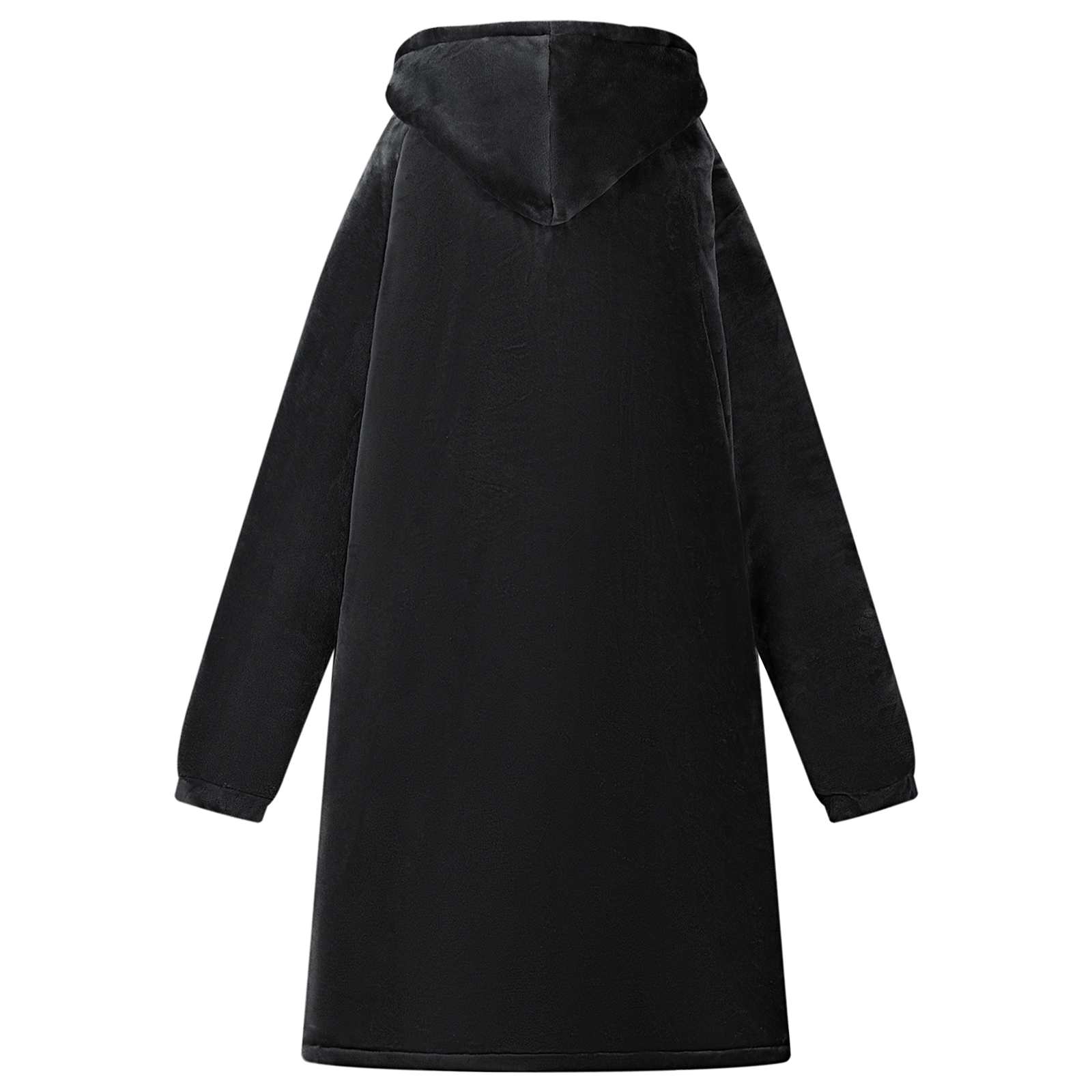Sweatshirt manta preto l fleece e flanela