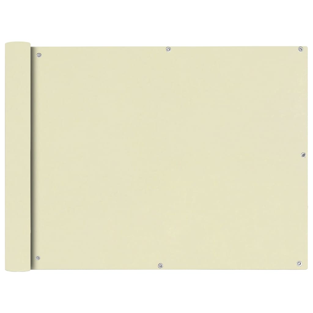 Tela varanda tecido oxford 90x600 cm creme