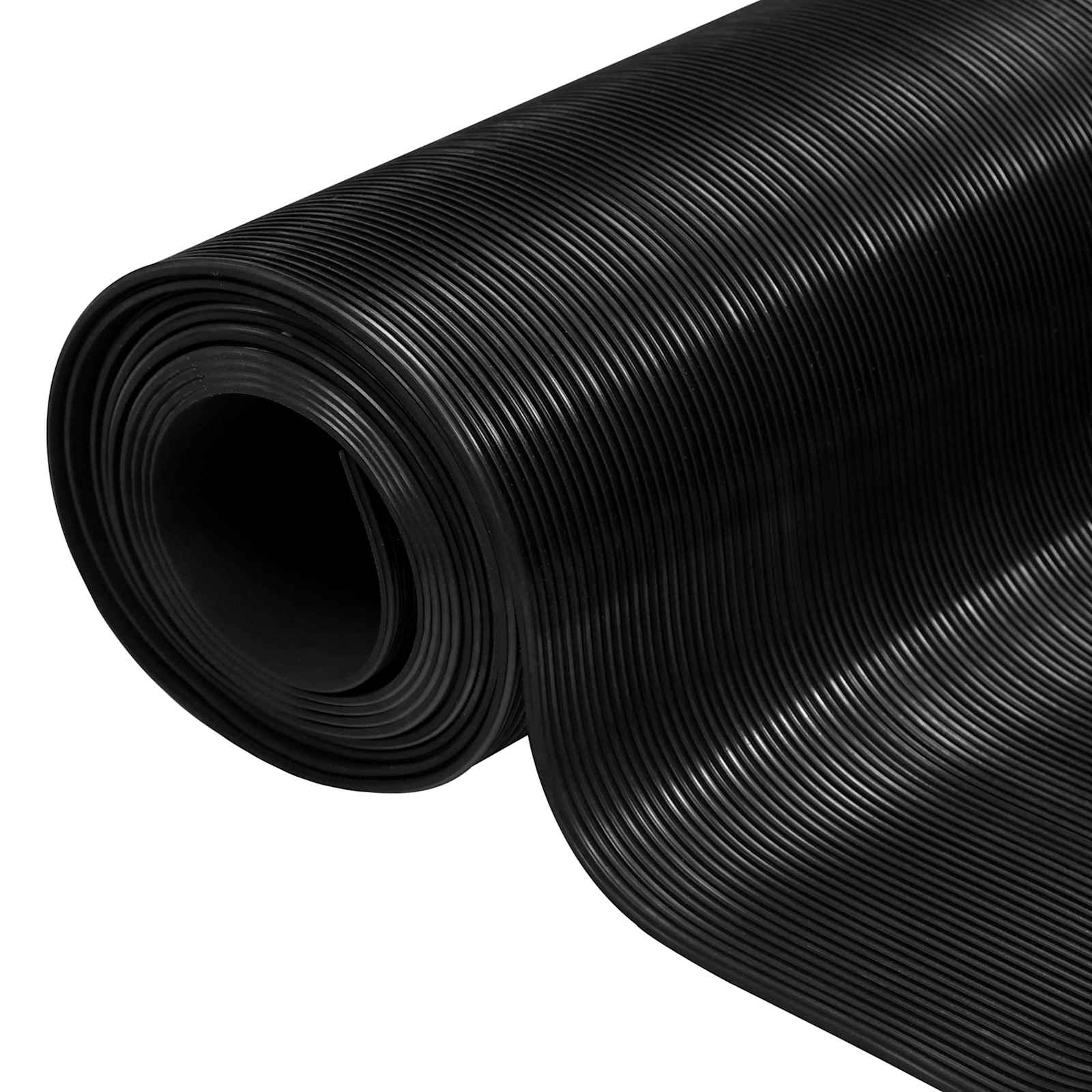 Tapete de piso preto 1,5 x 4 m borracha