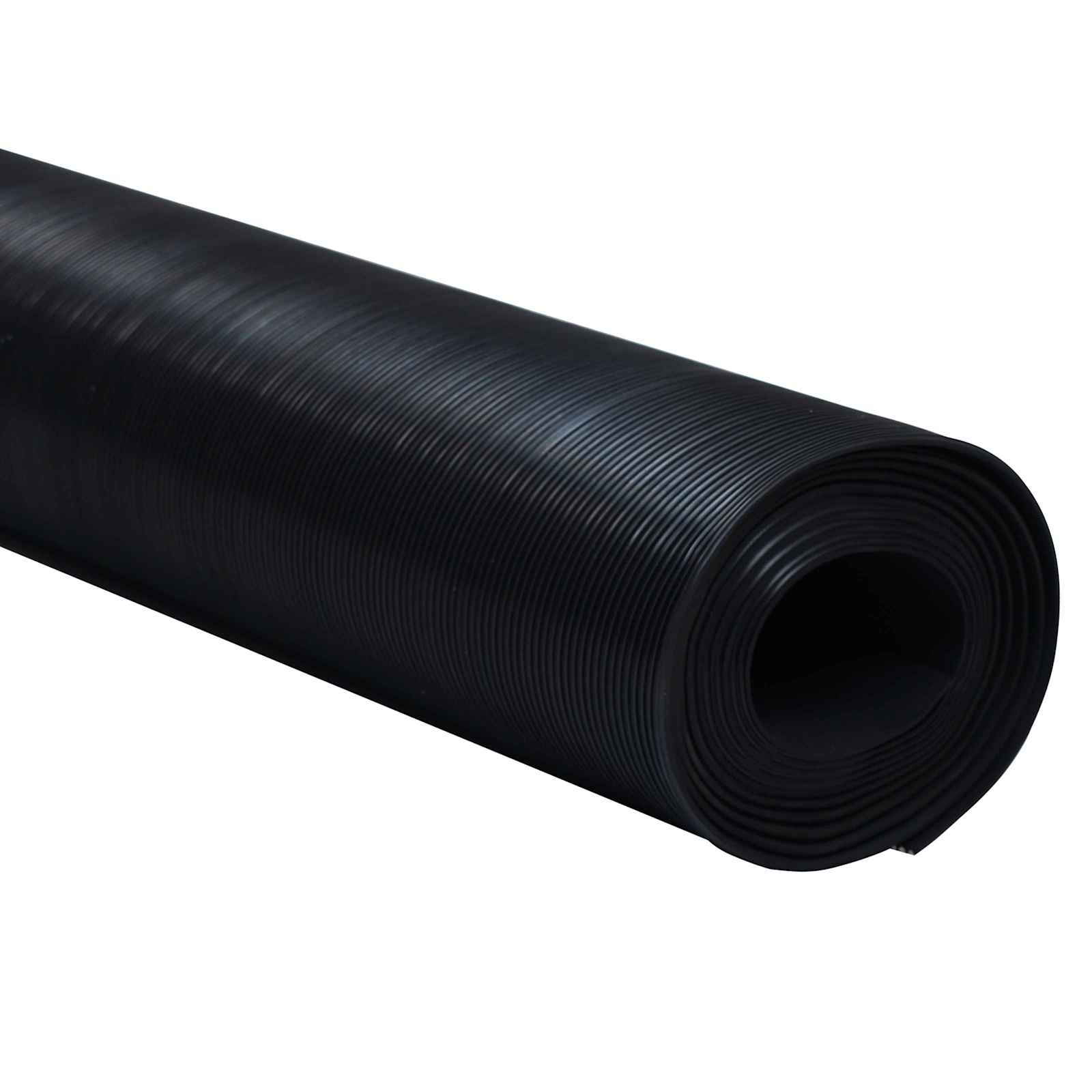 Tapete de piso preto 1,5 x 4 m borracha