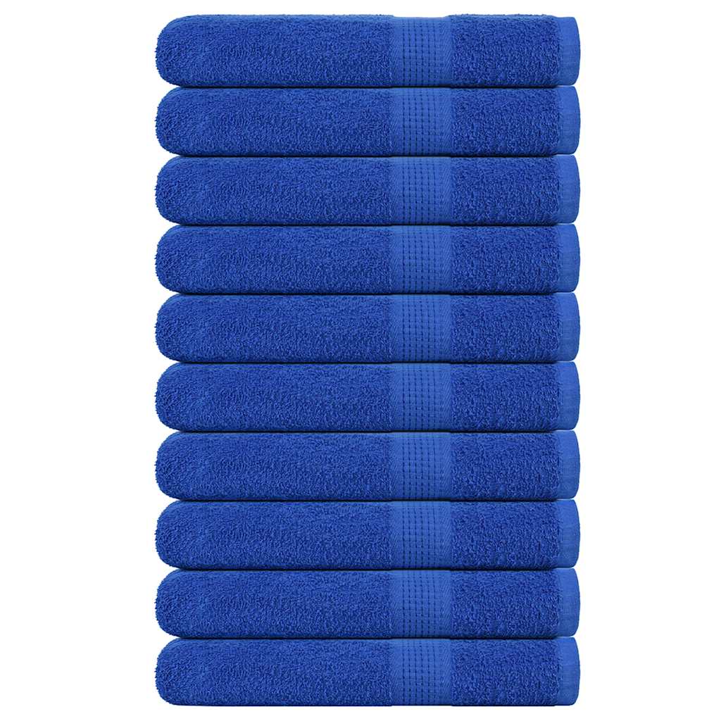 Toalhas frogn 10 pcs 100x200 cm 360 g/m² azul