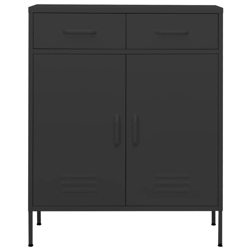 Armário de arrumação aço 80x35x101,5 cm antracite