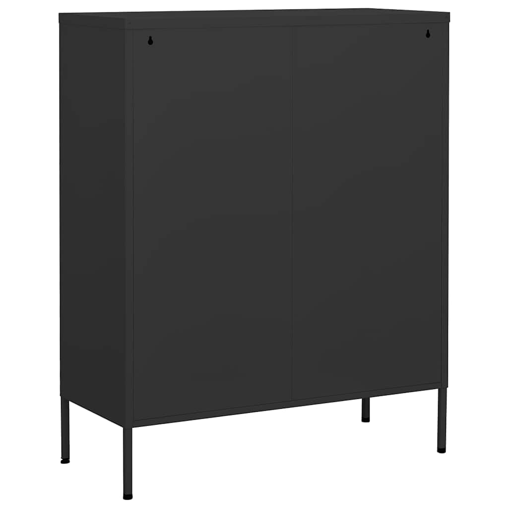 Armário de arrumação aço 80x35x101,5 cm antracite