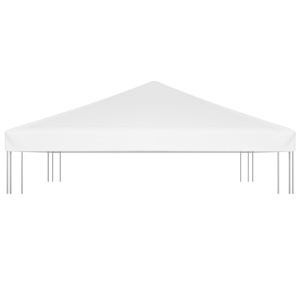 Cobertura de gazebo 270 g/m² 3x3 m branco