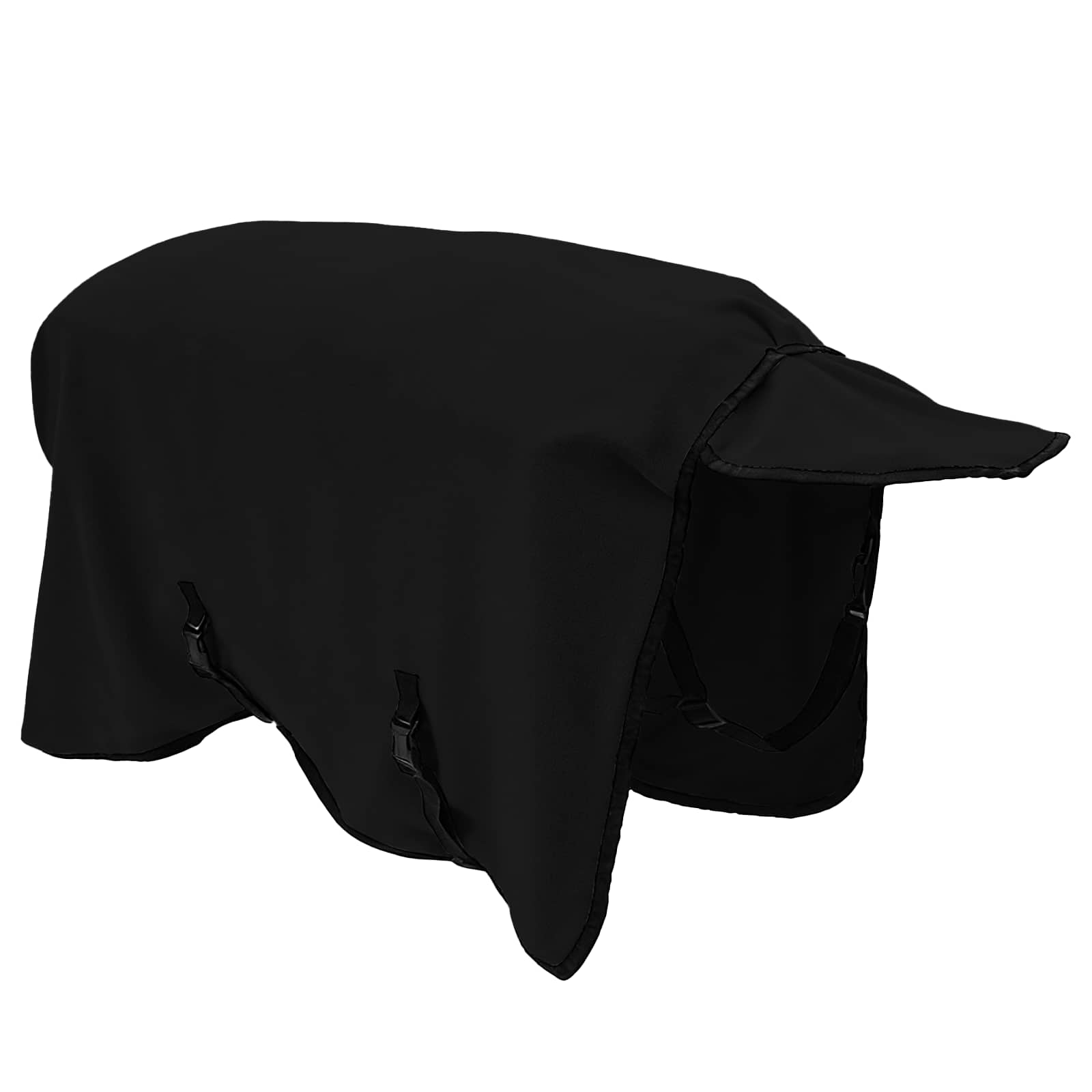 Cobertor de cavalo preto 85 cm poliéster