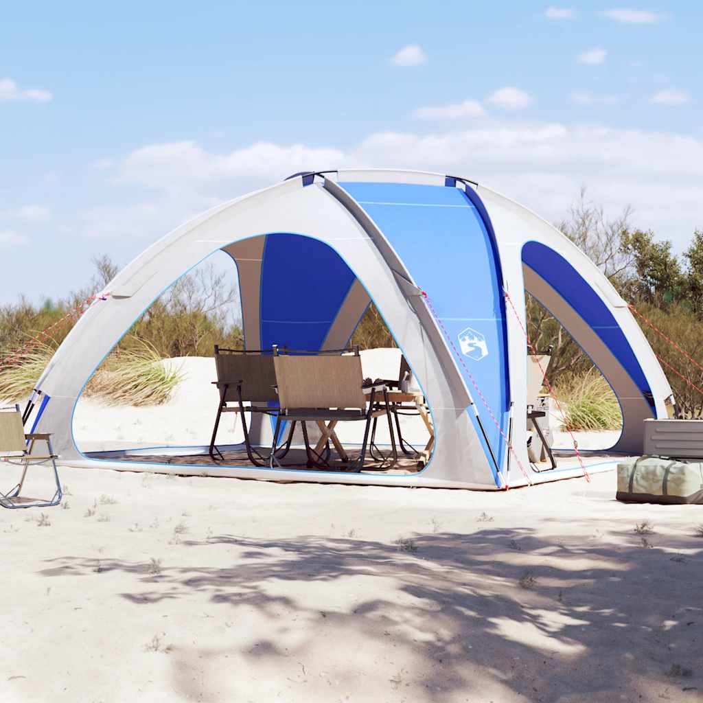 Tenda de festas impermeável azul ciano