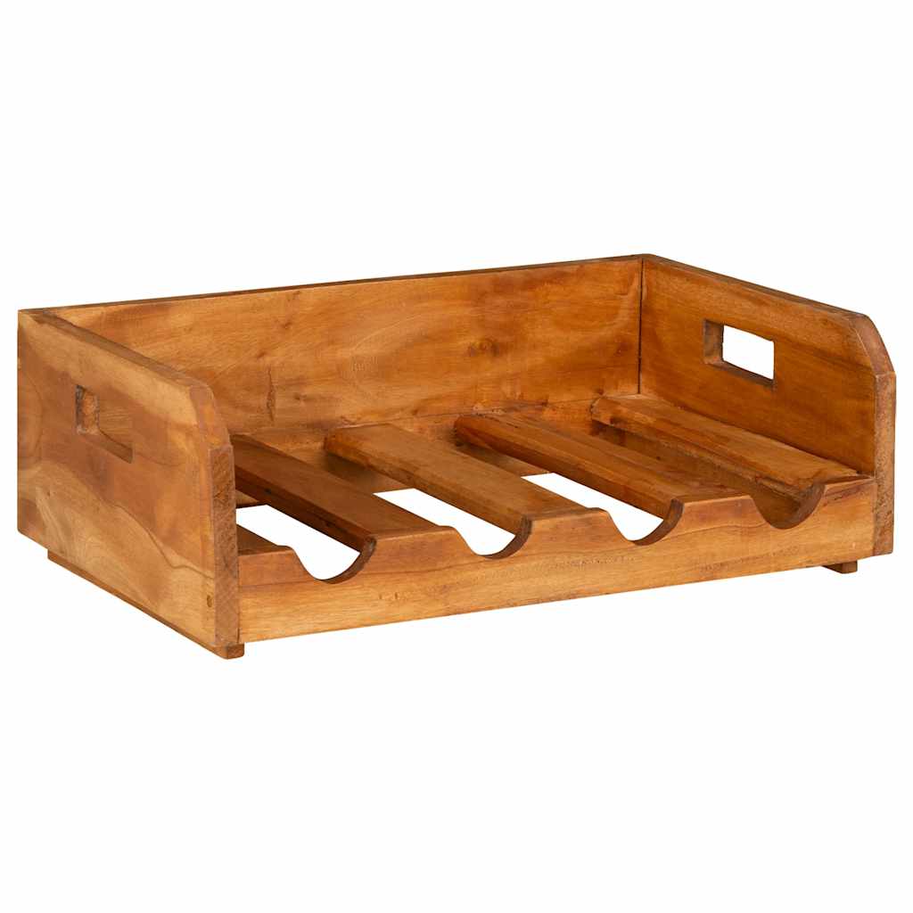 Garrafeiras para 16 garrafas 4 pcs madeira de mogno maciça