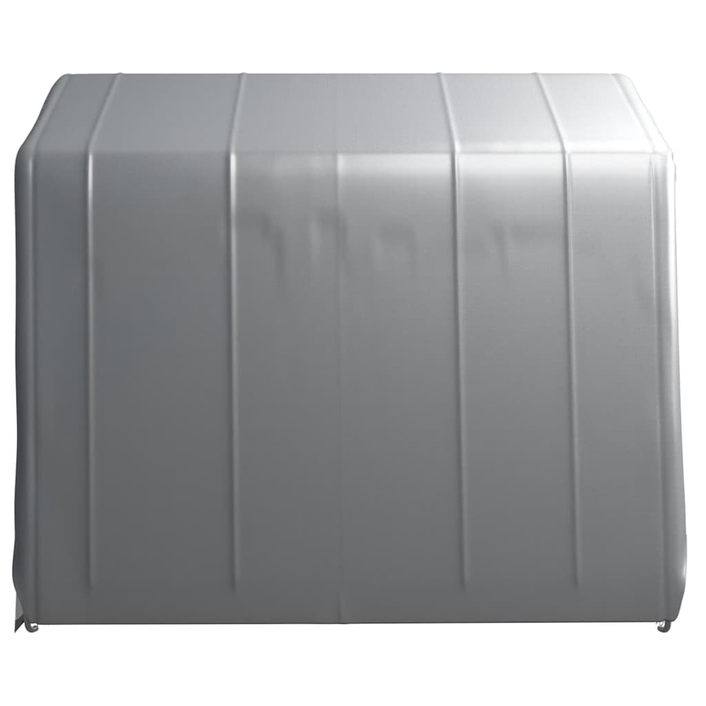 Tenda de armazenamento 240x240 cm aço cinzento