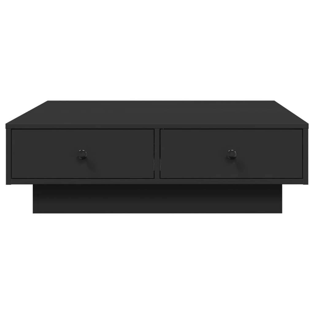 Mesa de centro 90x90x28 cm contraplacado preto