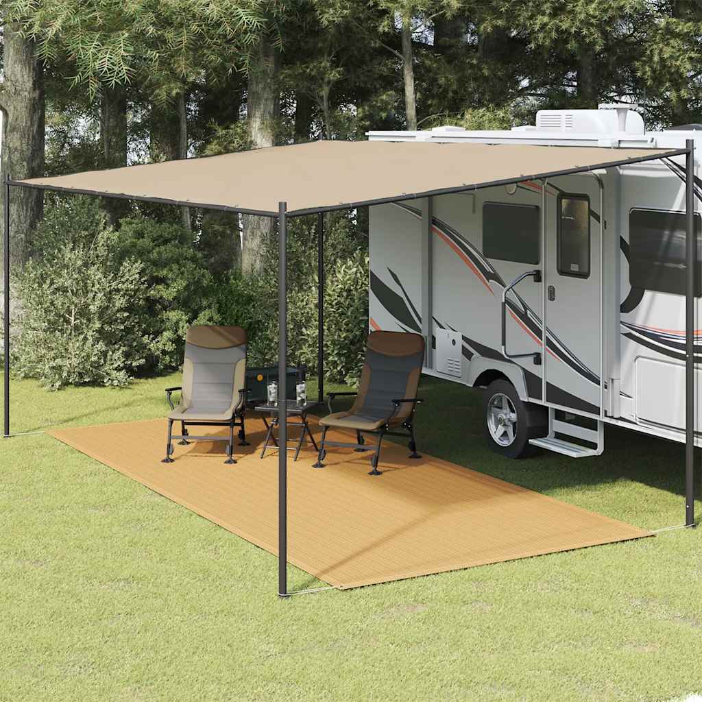 Tapete de campismo para tenda 250x600 cm pead areia