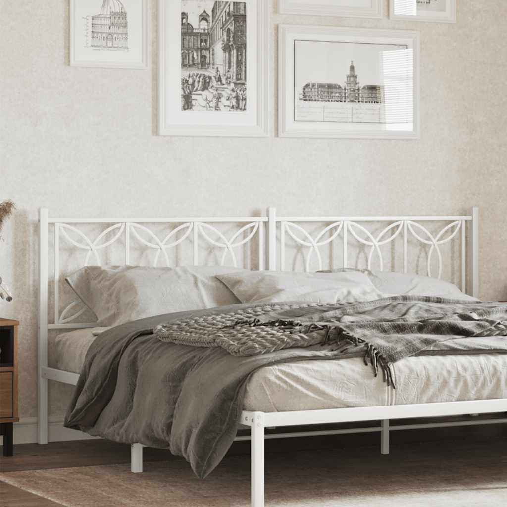 Cabeceira de substituição 193 cm metal branco