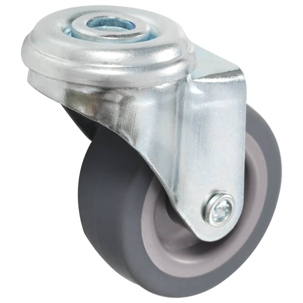 Rodas giratórias com furo 4 pcs 50 mm