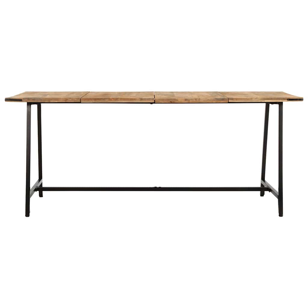 Mesa de jantar 180x90x75 cm madeira de mangueira maciça