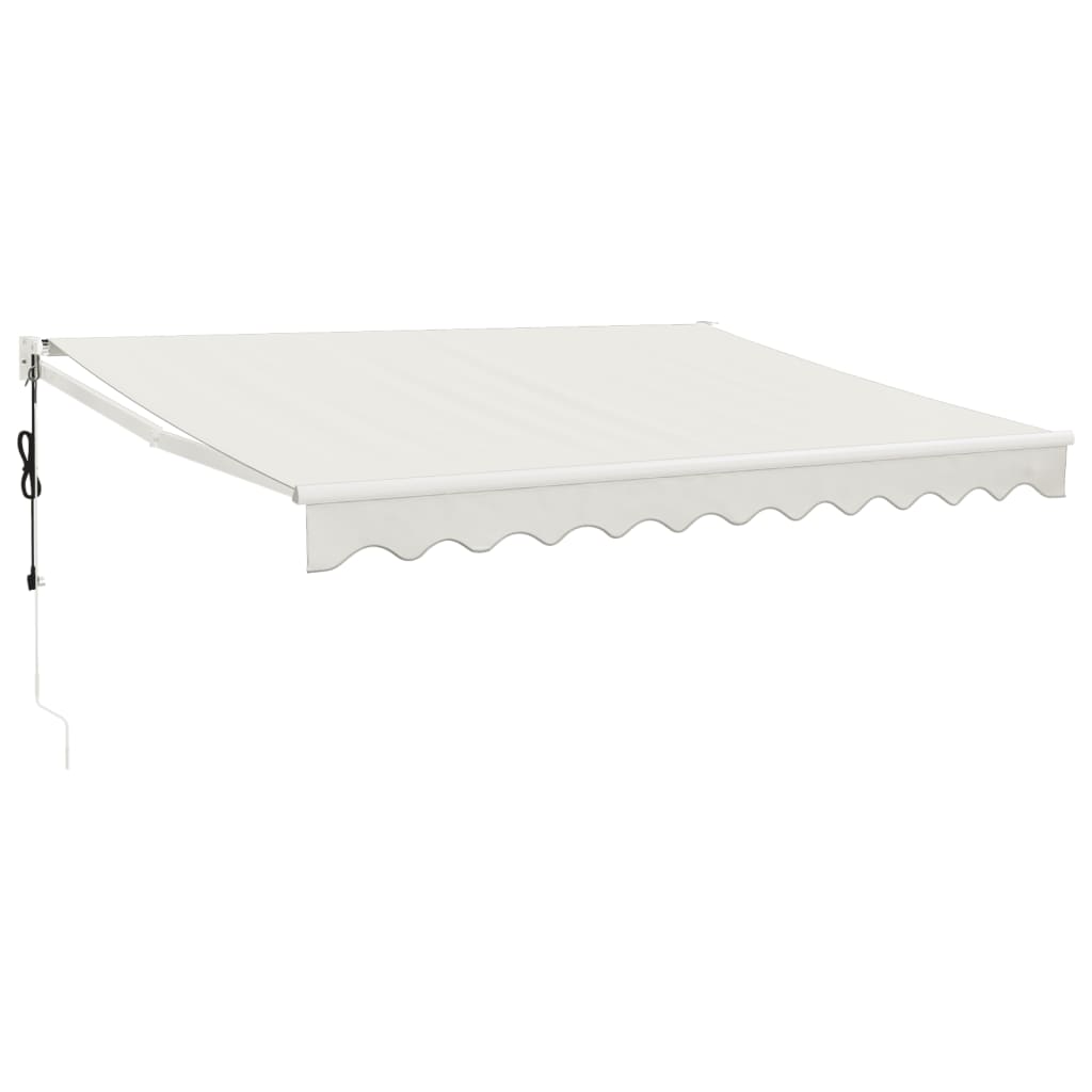 Toldo retrátil automático 3,5x2,5 m cor creme