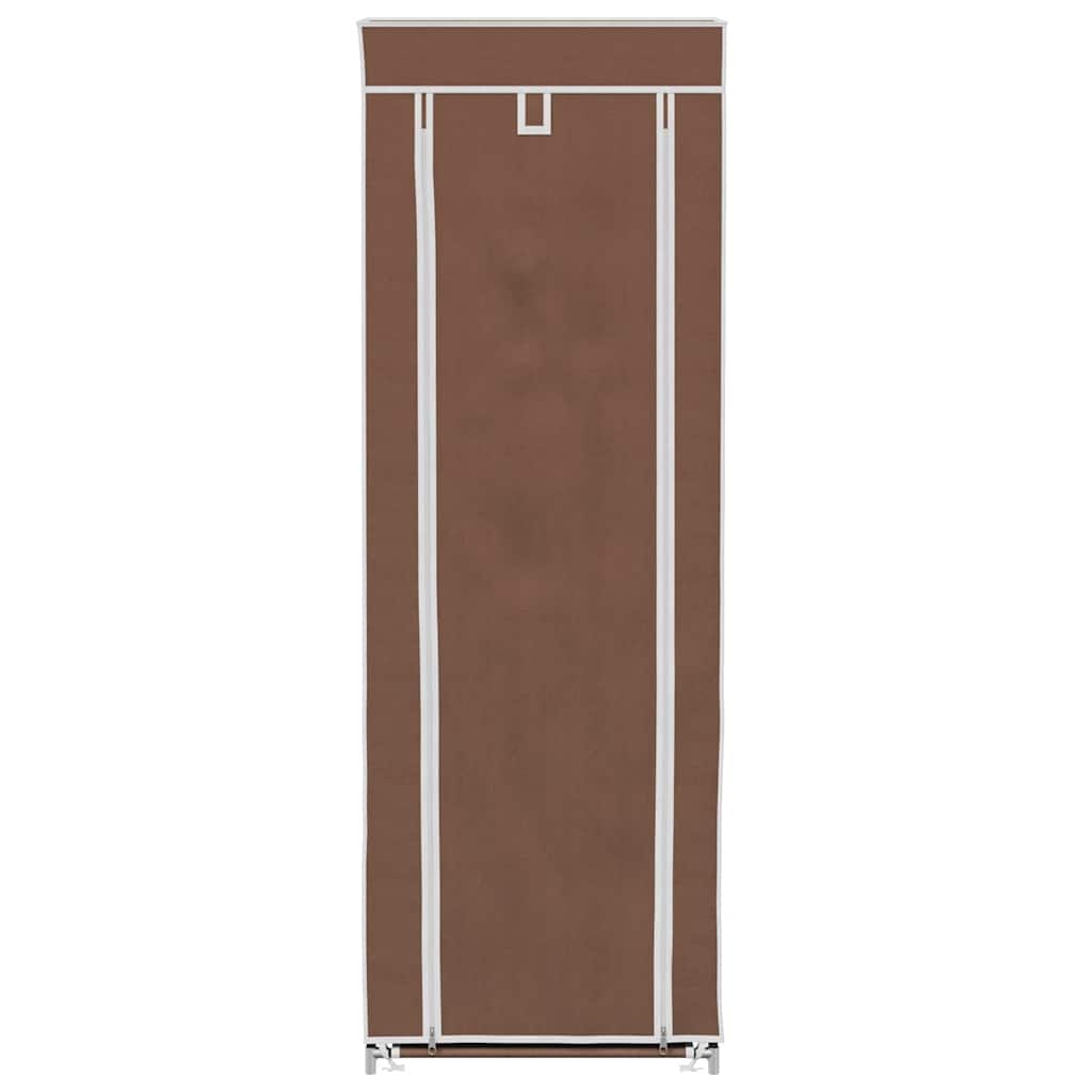 Sapateira com tampa 57 x 29 x 162 cm castanho