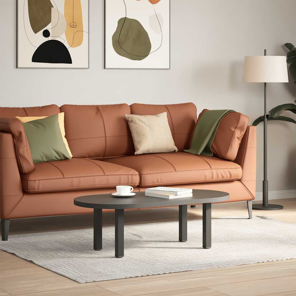 Pés para mesa de centro 4 peças antracite 30-32 cm aço