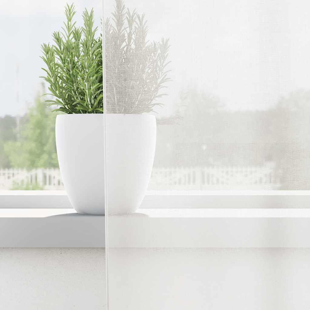 Cortinas de voile com laços 2 pcs branco 140x175 cm