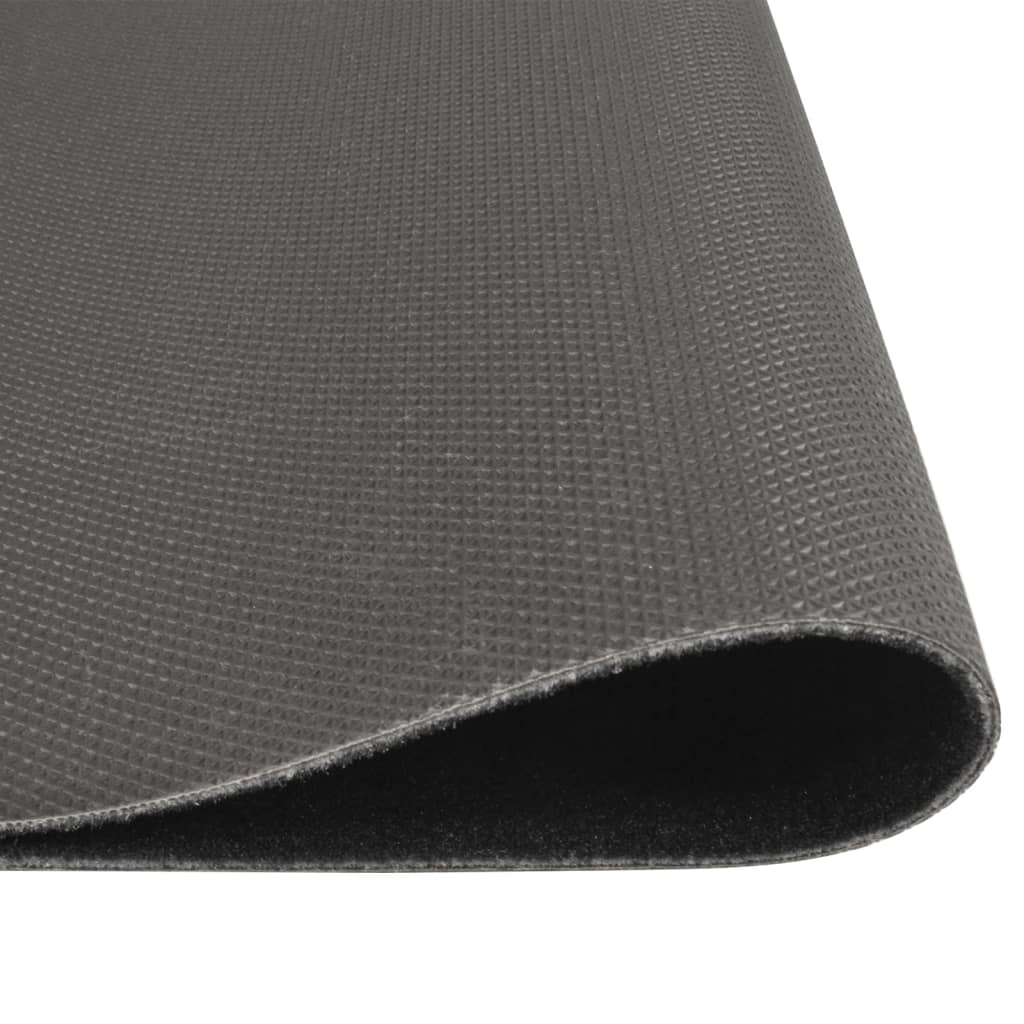 Tapete de cozinha lavável 45x150 cm veludo padrão cozinha preto