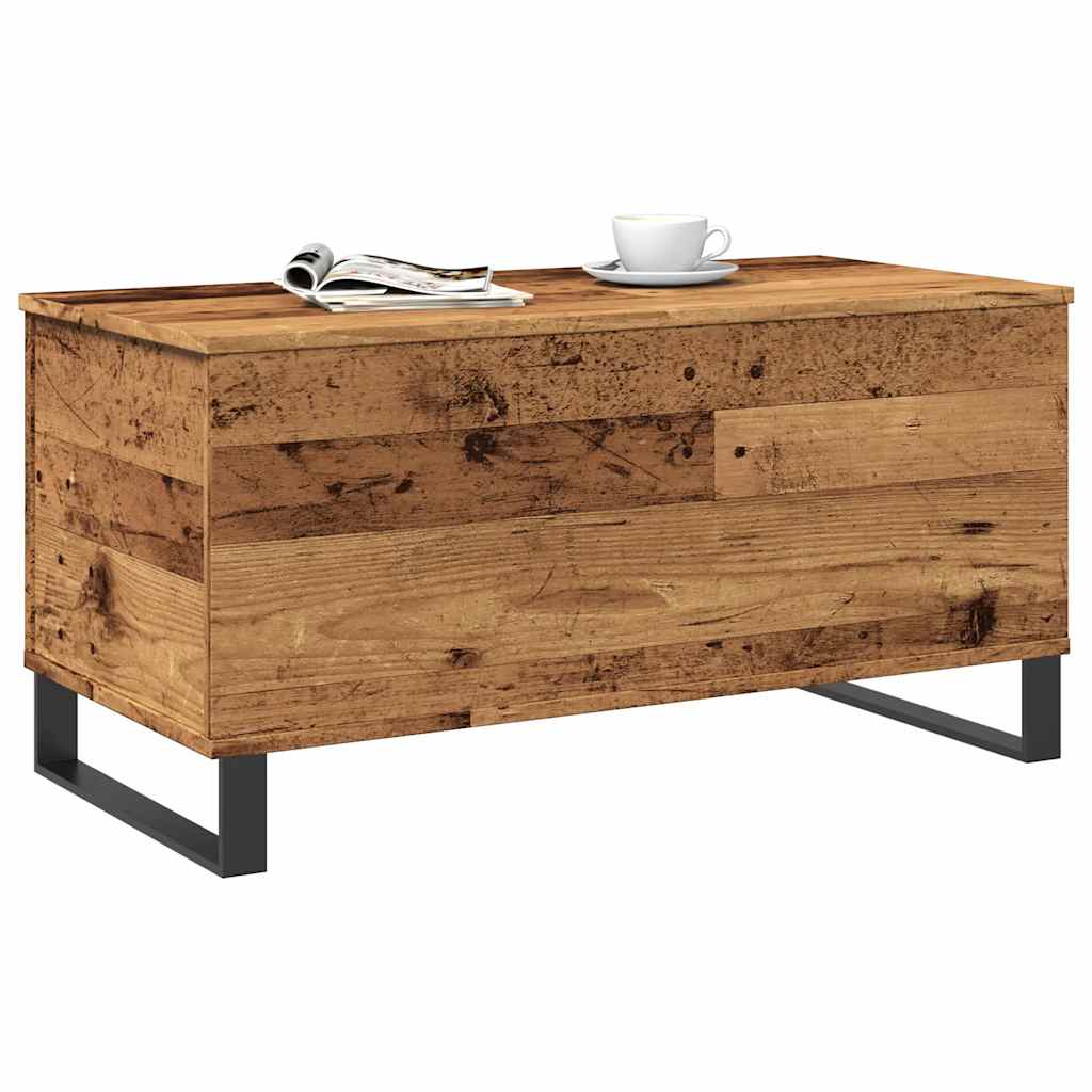 Mesa de centro 90x44,5x45 cm derivados de madeira madeira velha