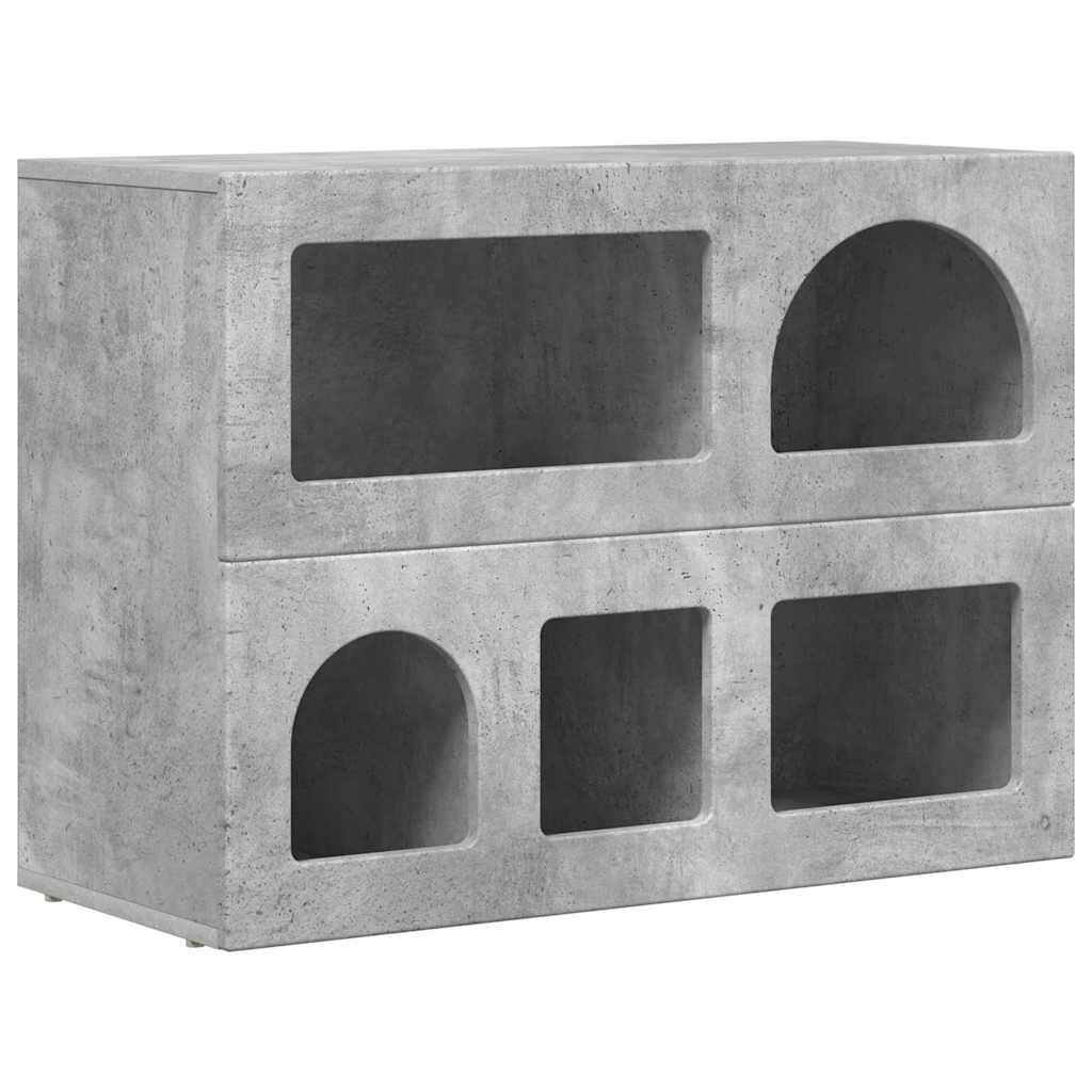 Buffet elst cinzento 80,5 x 35 x 59 cm derivados de madeira