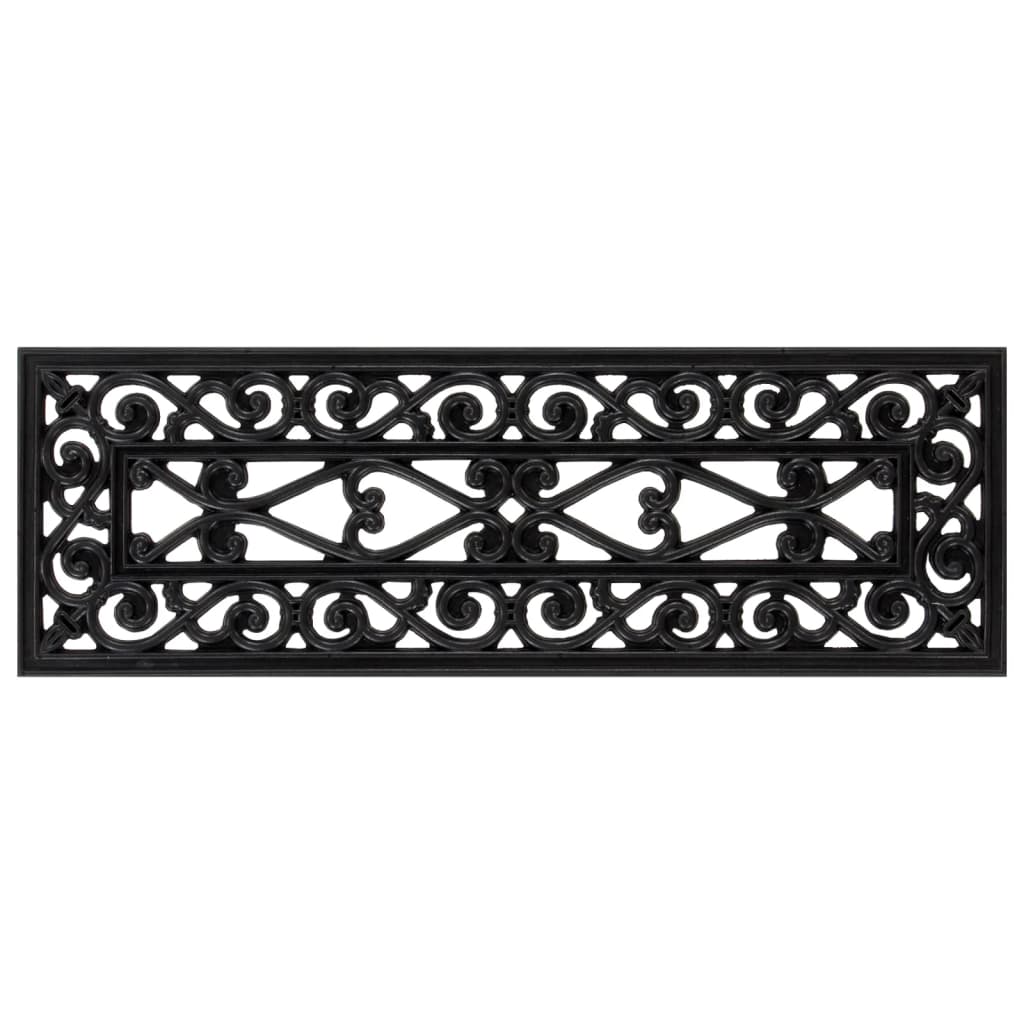 Tapetes de escada 5 pcs 25x75 cm borracha