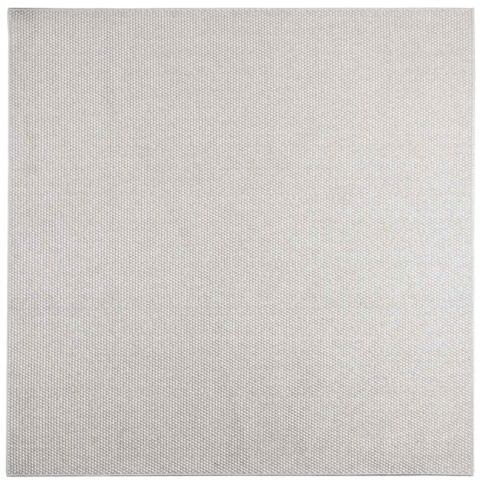 Tapetes de área lugo creme e cinza 200 x 200 cm poliéster