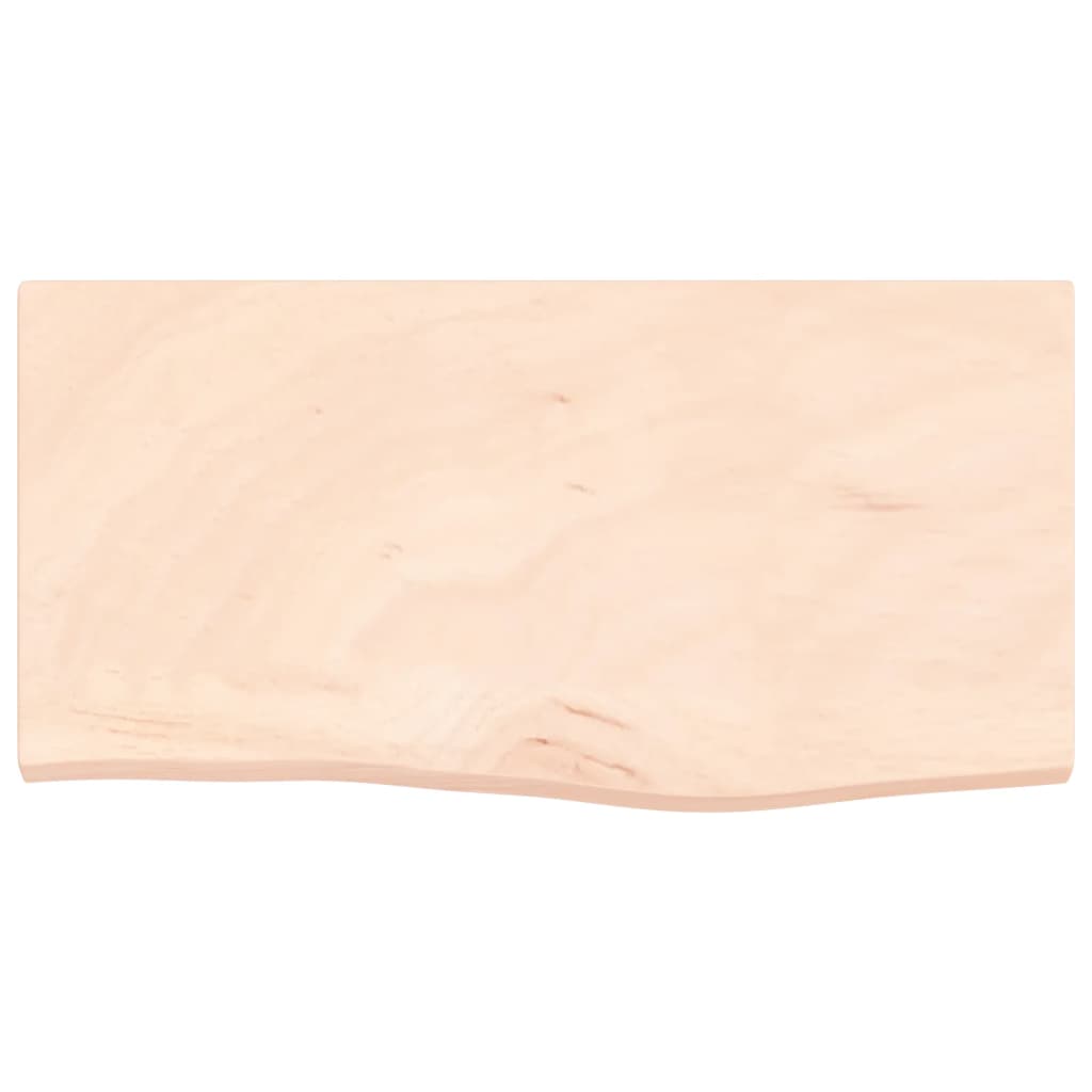 Prateleira de parede 60x30x(2-4) cm carvalho maciço não tratado