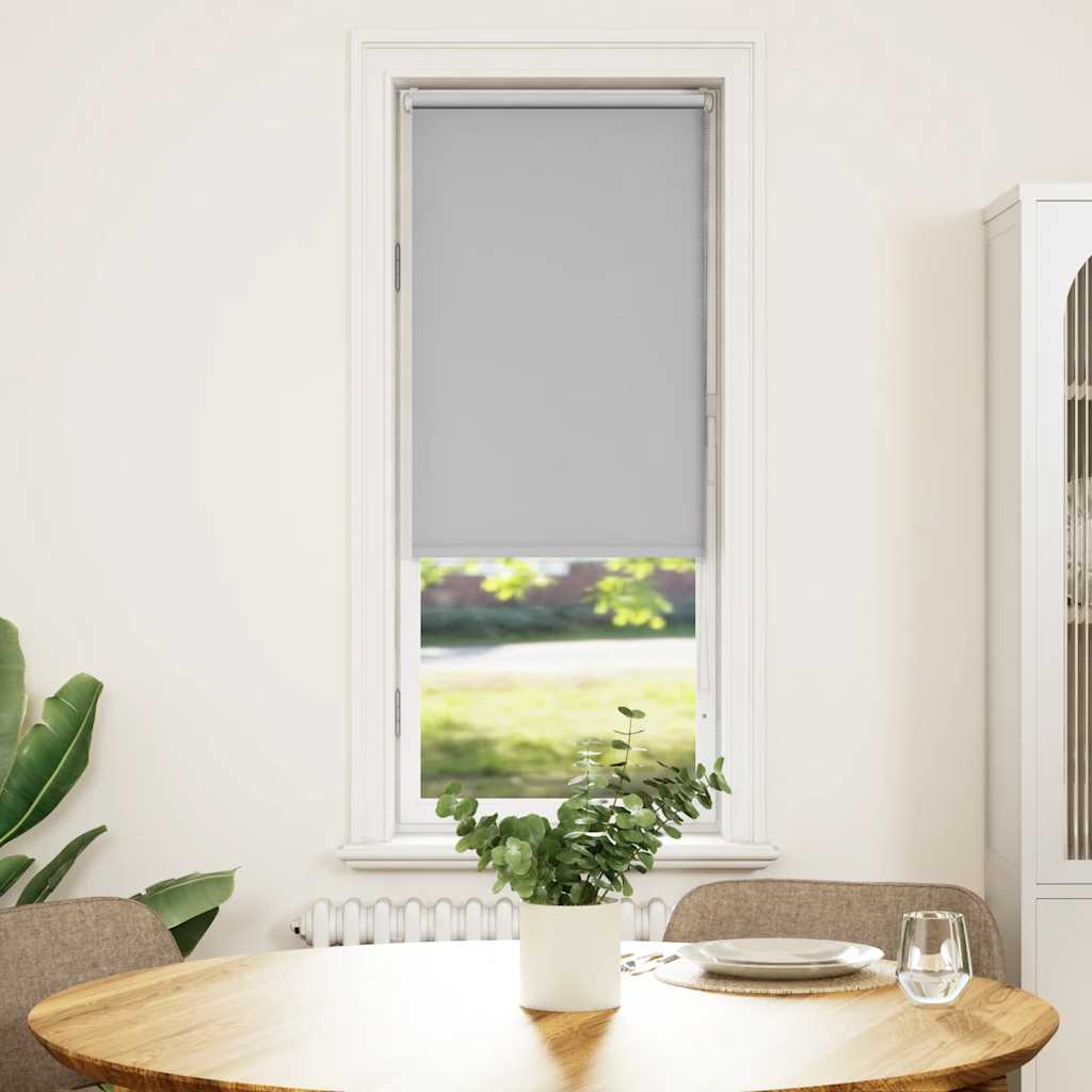 Persiana de enrolar 45x130 cm largura tecido 40,7 cm poliéster