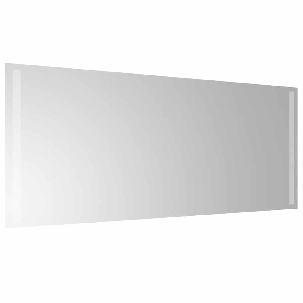 Espelho de casa de banho com luzes LED 100x40 cm