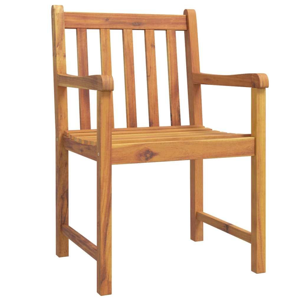 Cadeiras de jardim 8 pcs 56x55,5x90 cm madeira de acácia maciça