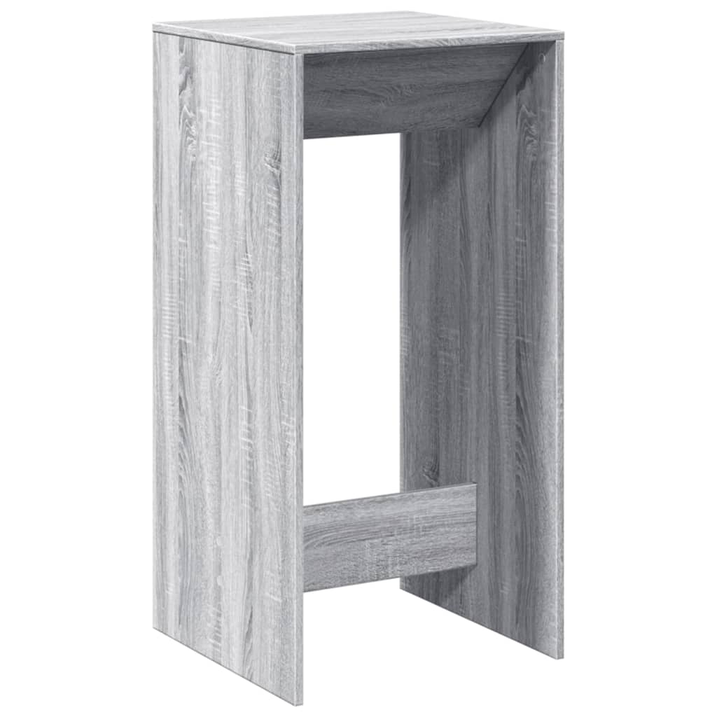 Mesa de bar 51x50x103,5 cm derivados de madeira cinzento sonoma