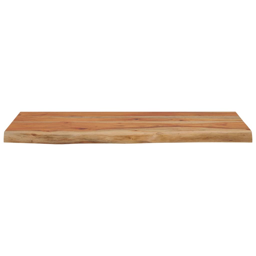 Prateleira de parede retangular 60x30x2,5 cm acácia maciça
