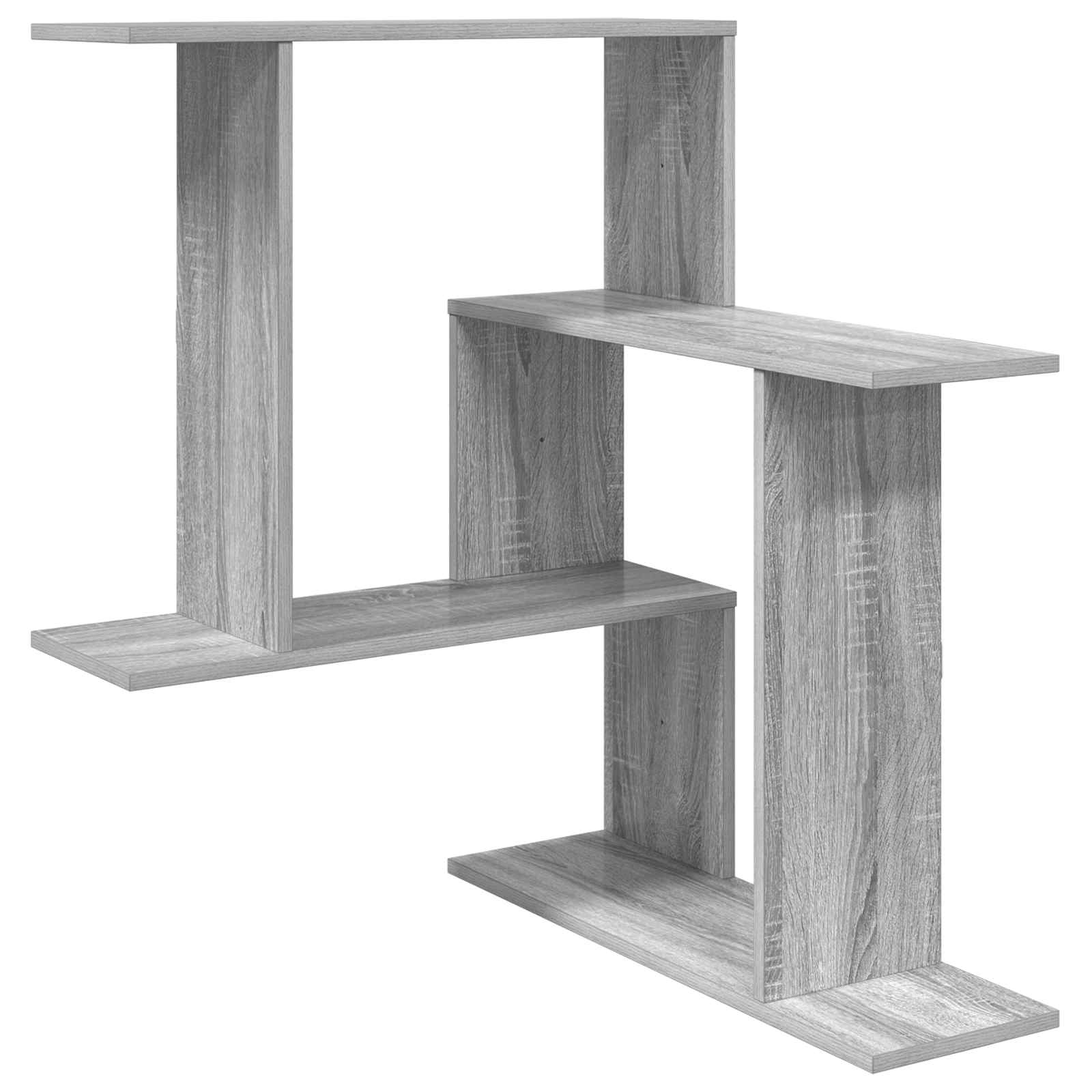 Prateleira de parede sonoma cinzento 67 x 67 x 87 cm