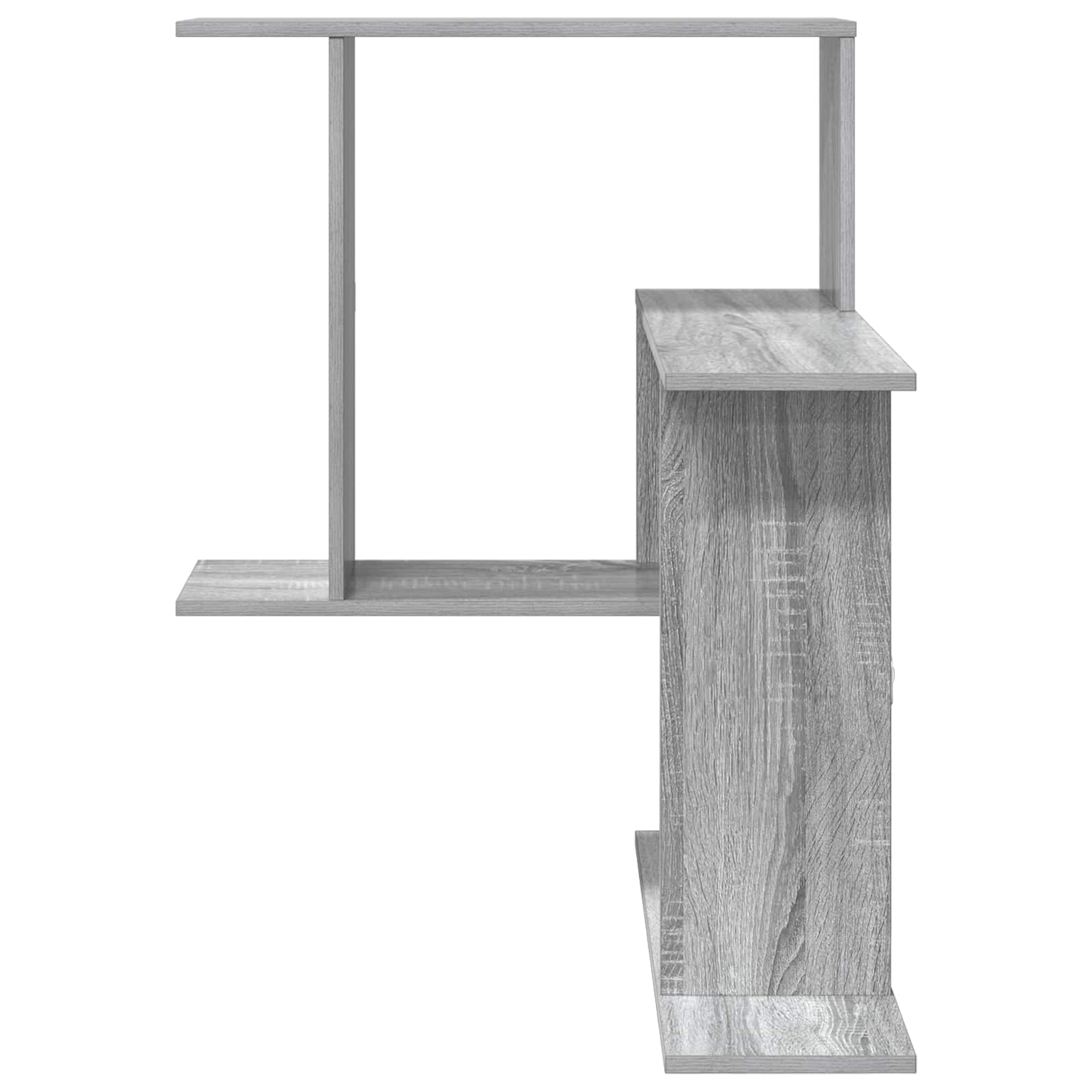 Prateleira de parede sonoma cinzento 67 x 67 x 87 cm