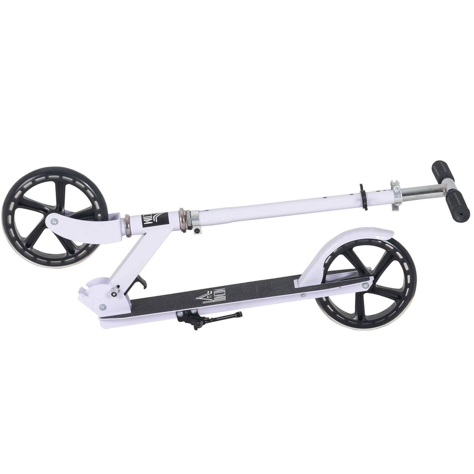 Trotinete Dobrável para Crianças de 7 a 14 Anos Trotinete Infantil com Guiador Ajustável em 4 Níveis e Travão 88x37x75-100cm Bra