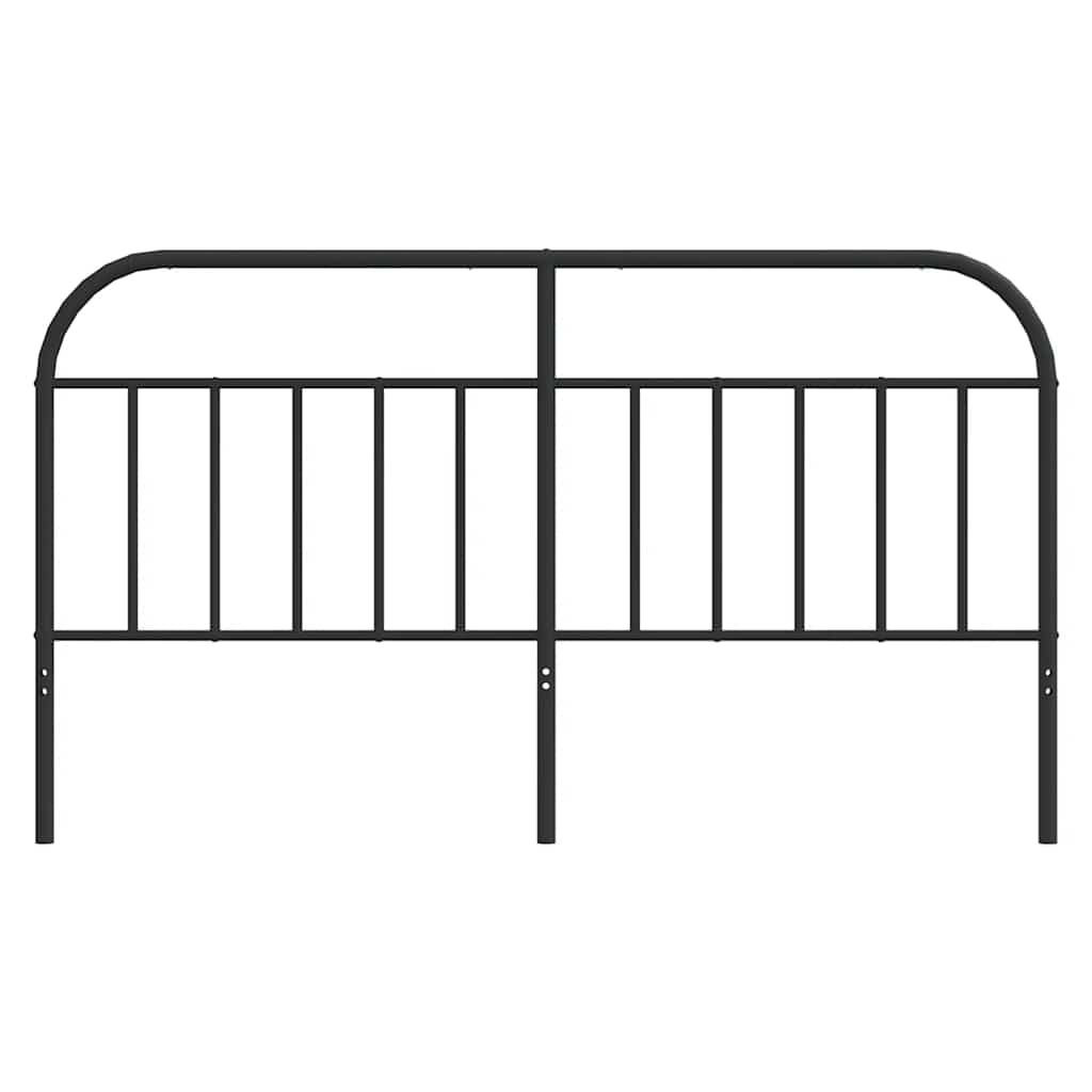 Cabeceira de substituição 180 cm metal preto