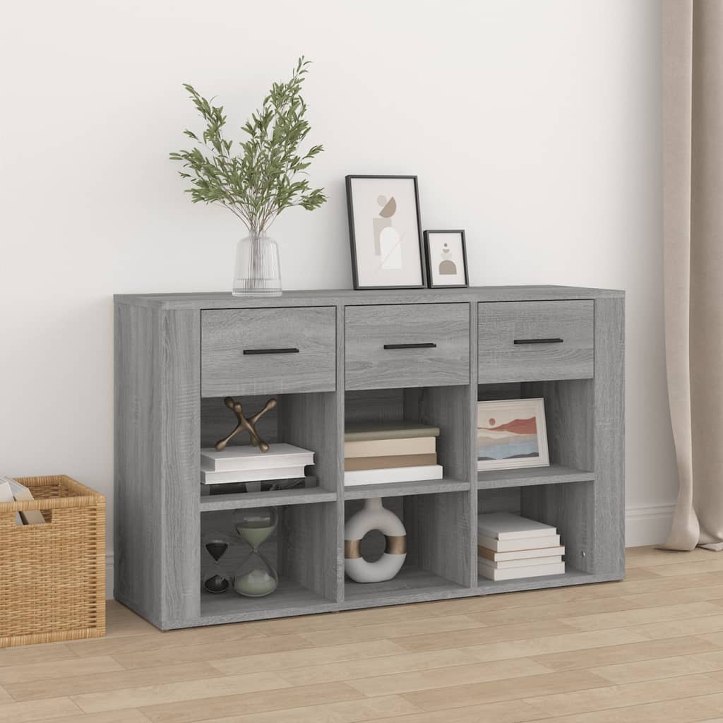 Aparador 100x30x59,5 cm derivados de madeira cinzento sonoma