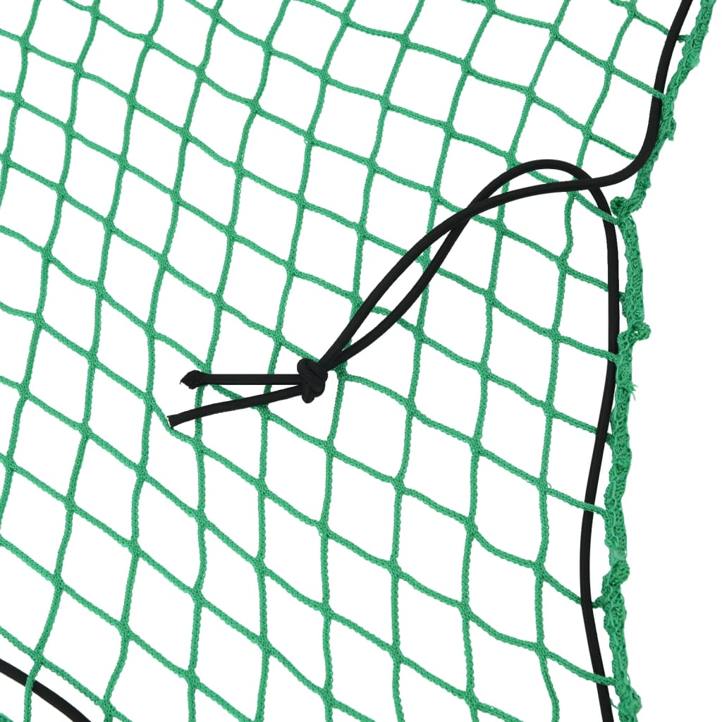 Rede para reboque com corda elástica 3,5x2 m PP verde