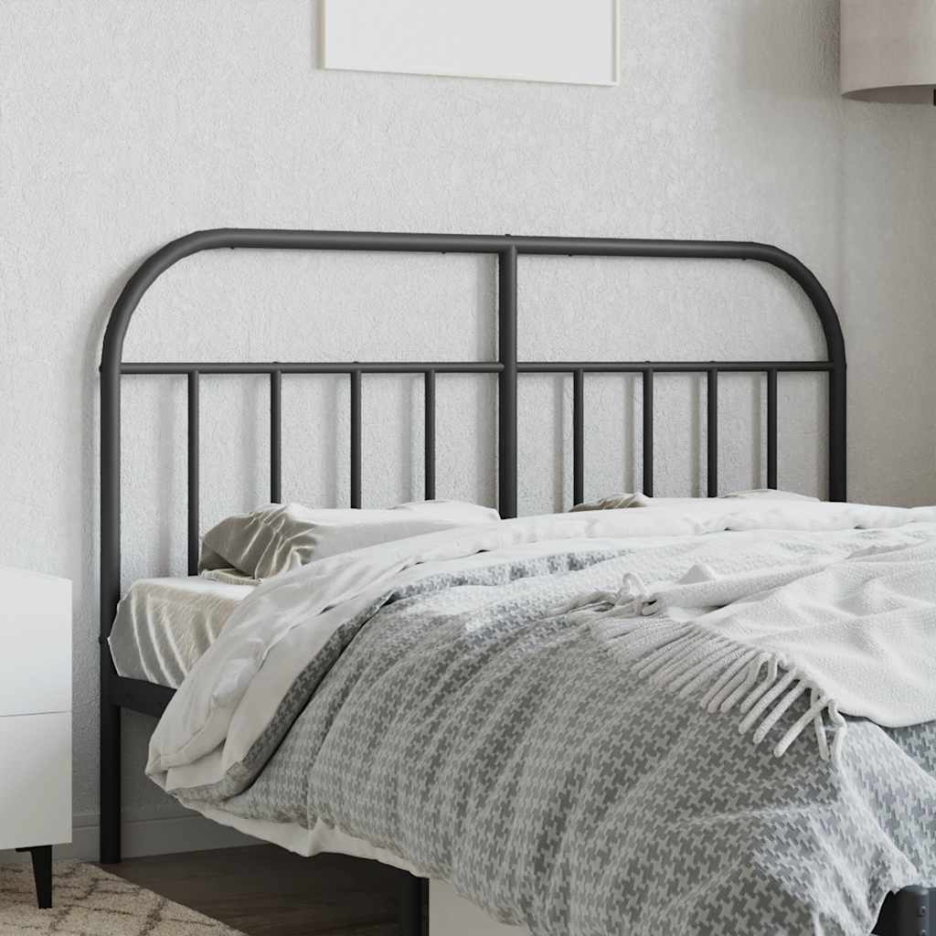 Cabeceira de substituição 140 cm metal preto