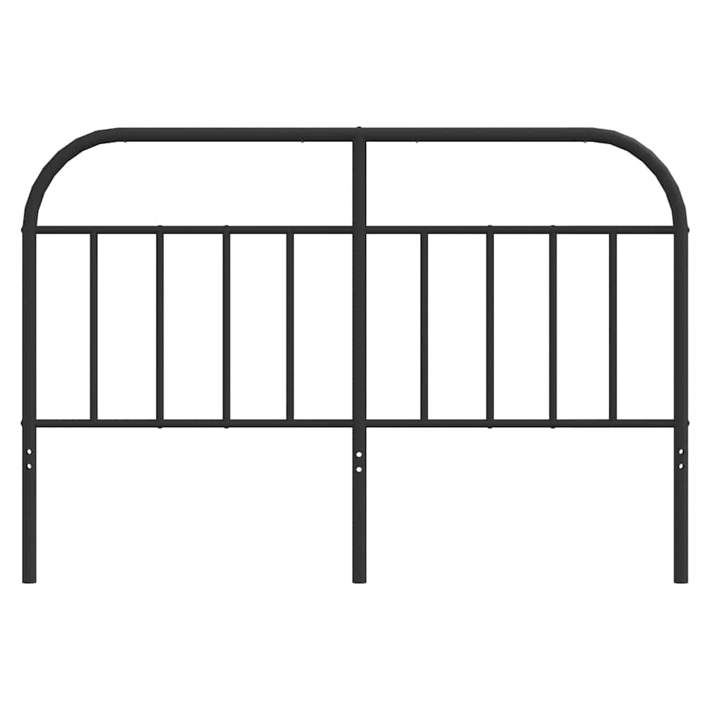 Cabeceira de substituição 140 cm metal preto