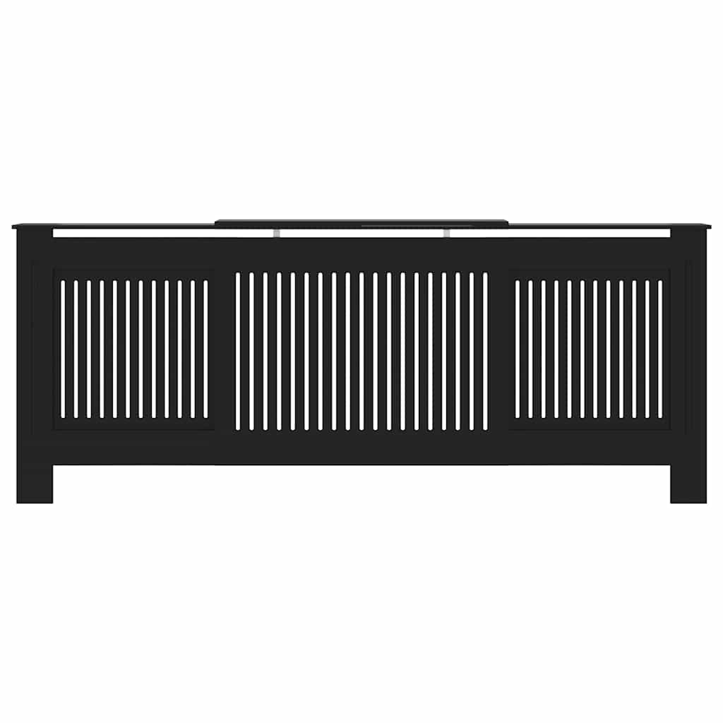 Cobertura de radiador derivados madeira 205 cm preto