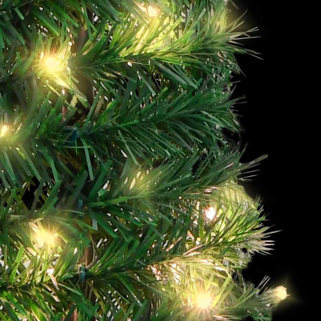 Árvore de natal artificial pop-up c/ 50 luzes LED 120 cm verde