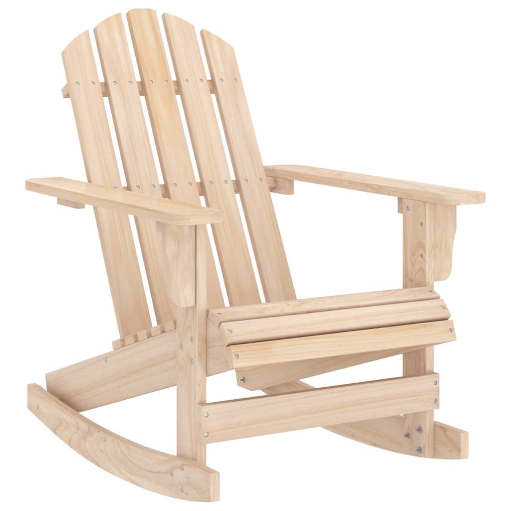 Cadeira adirondack de baloiçar para jardim abeto maciço