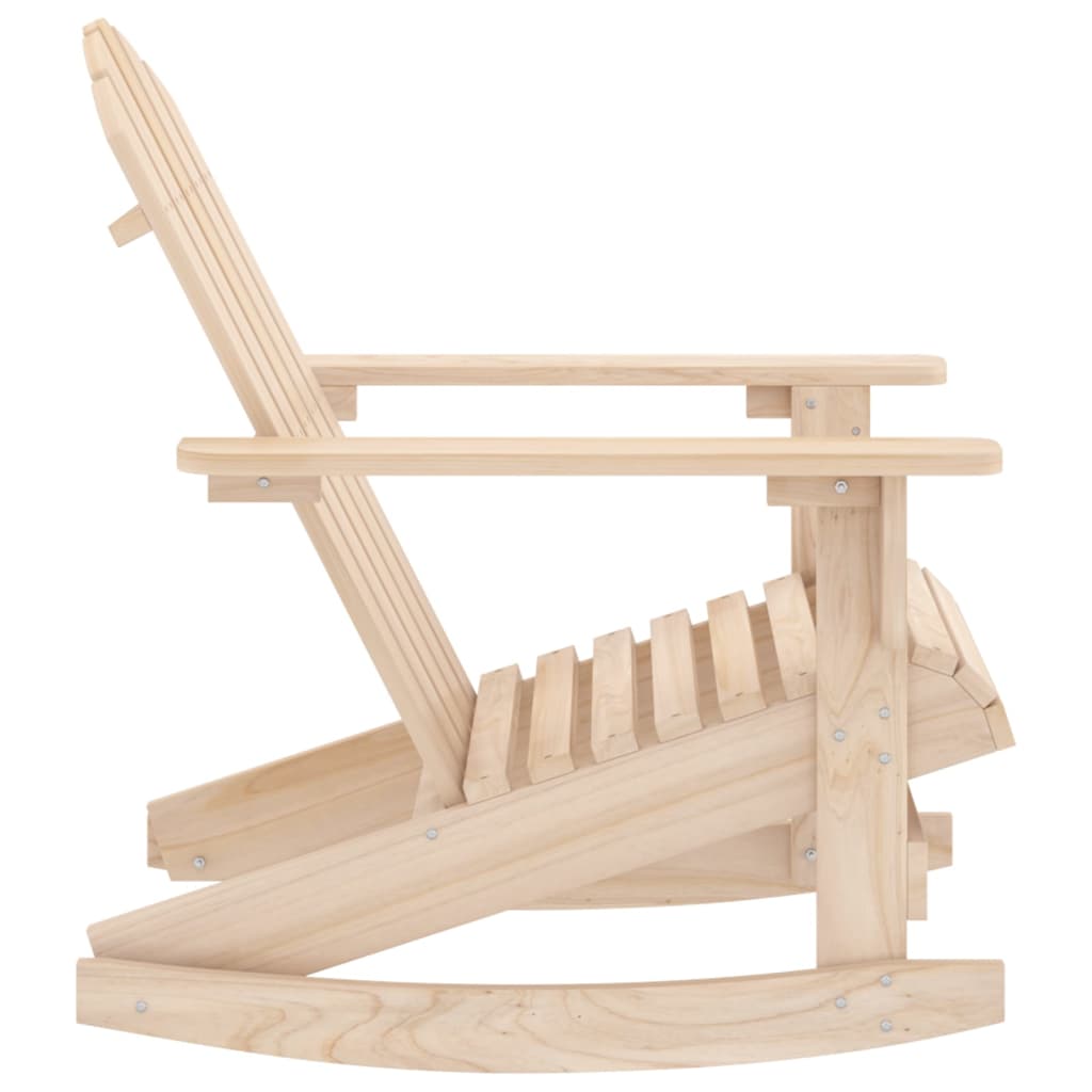 Cadeira adirondack de baloiçar para jardim abeto maciço