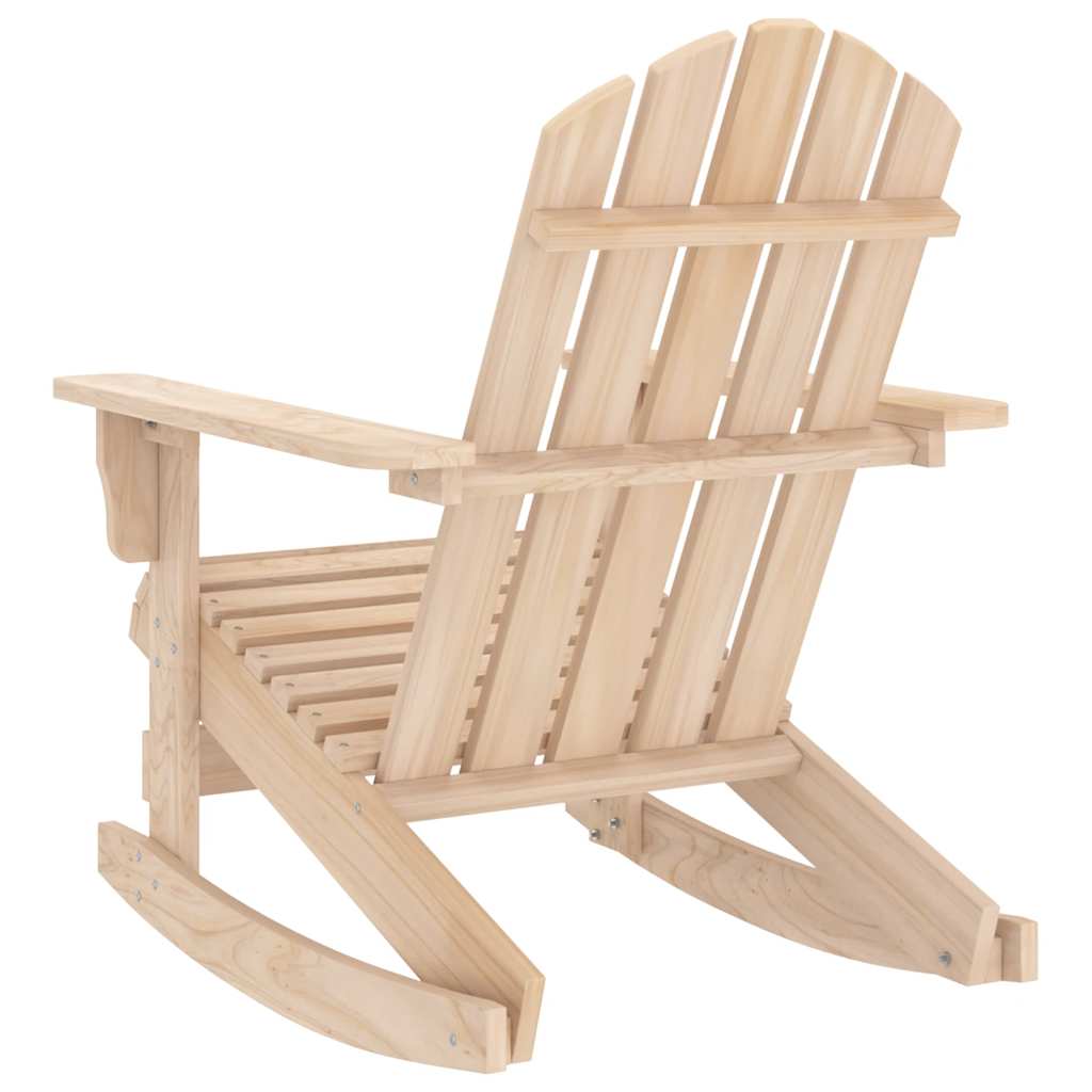 Cadeira adirondack de baloiçar para jardim abeto maciço