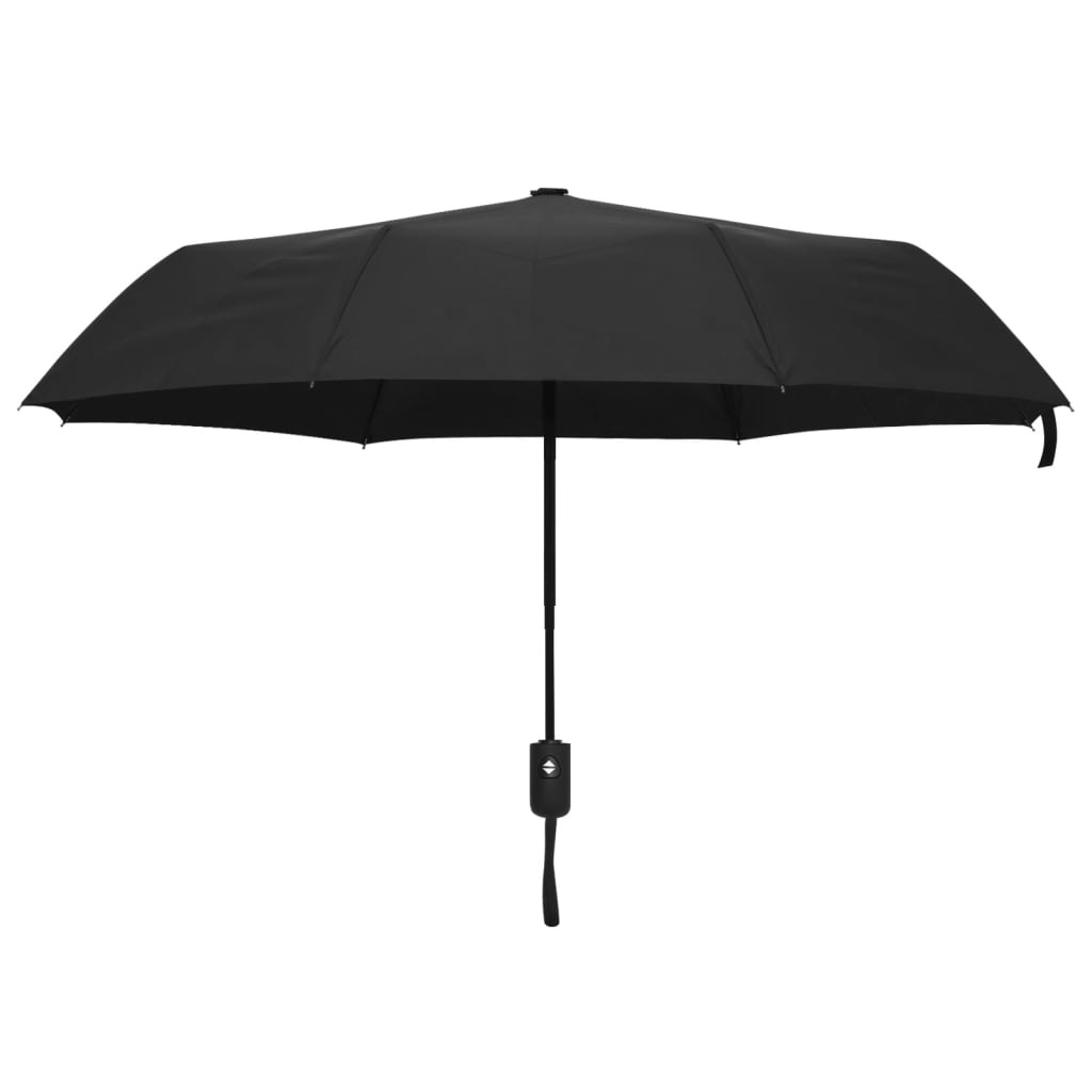 Guarda-chuva dobrável automático 95 cm preto