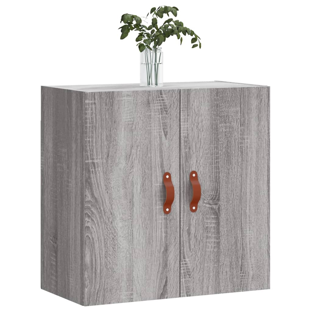 Armário de parede 60x31x60 cm derivados madeira cinzento sonoma