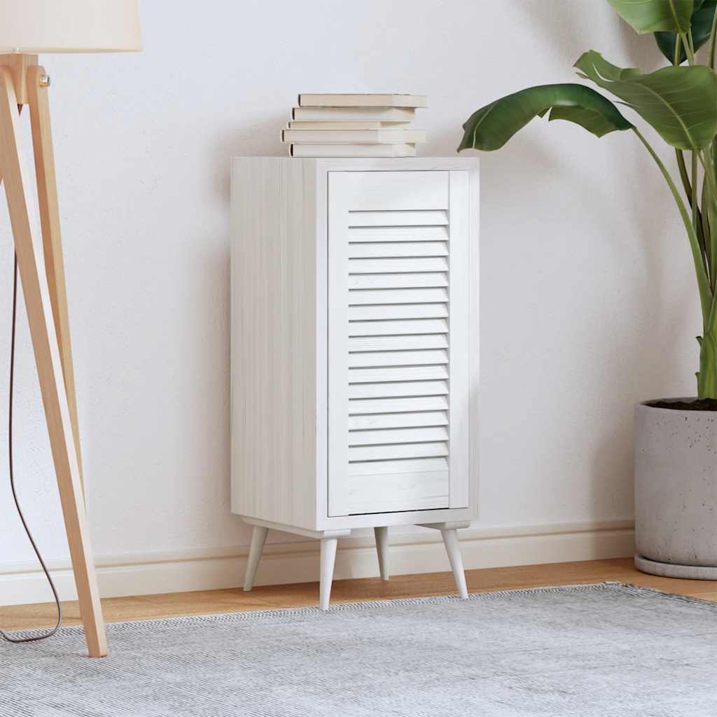 Porta de armário com design de persiana 61,5x29,5 cm branco