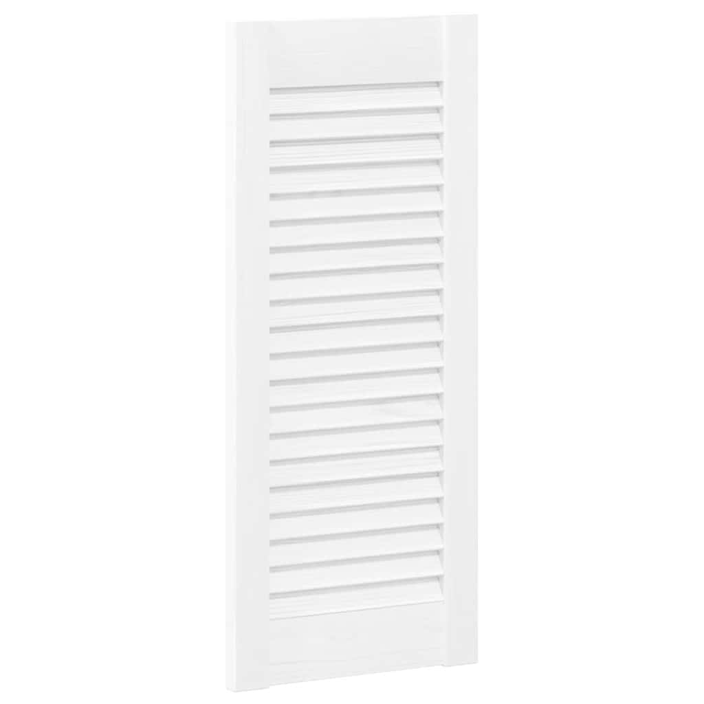 Porta de armário com design de persiana 61,5x29,5 cm branco