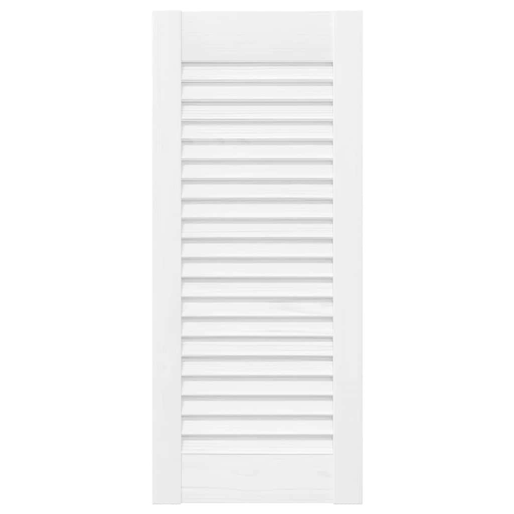 Porta de armário com design de persiana 61,5x29,5 cm branco